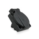 PCE 1020-5S 13 Amp 3 Pin Mini Flanged Socket Flat Pin IP54