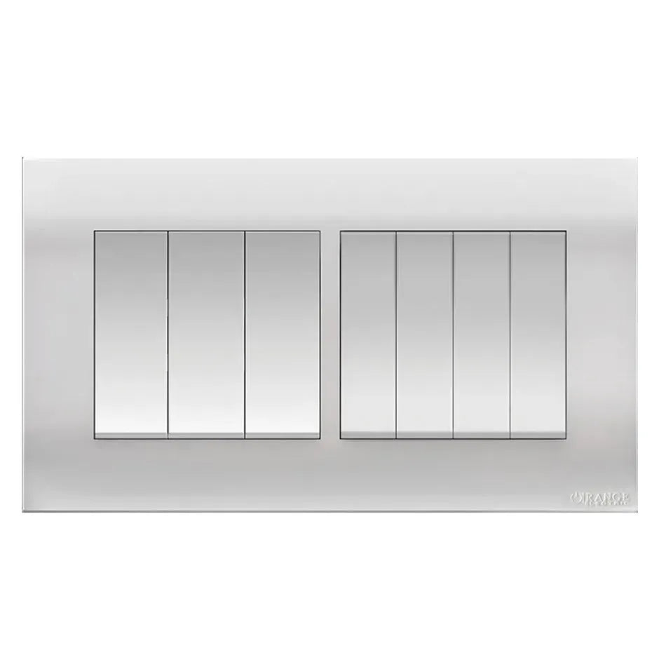 Akoya 4 Gang Flush Switch Black Color Price in Pakistan