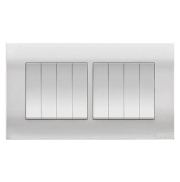 Akoya 5 Gang Flush Switch Black Color Price in Pakistan