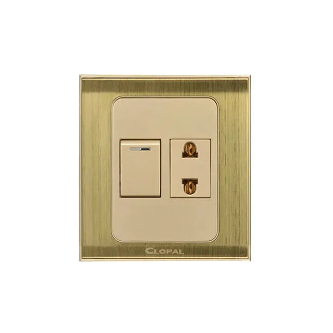 Clopal Inspire Series 8 switch + 2 socket Outlet Price in Pakistan