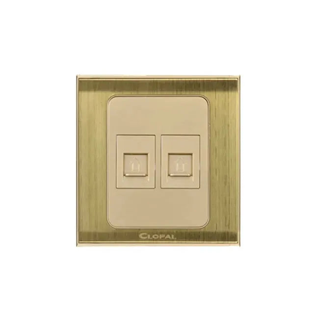 Clopal Inspire Series 6 switch + 2 socket Outlet Price in Pakistan Main image