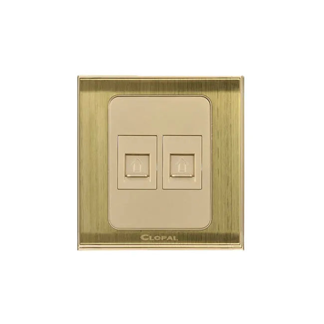 Clopal Prime Series 1-2 Telephone (Shuttered) Outlet Secondary image