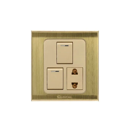 Clopal Inspire Series 7 switch + 1 socket Outlet Price in Pakistan