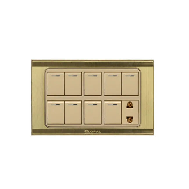 Clopal Prime Series 8 Gang Switch Price in Pakistan  Main image