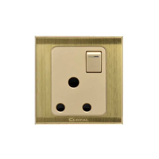 Clopal Prime Series 2 switch + 1 socket Outlet Price in Pakistan Main image