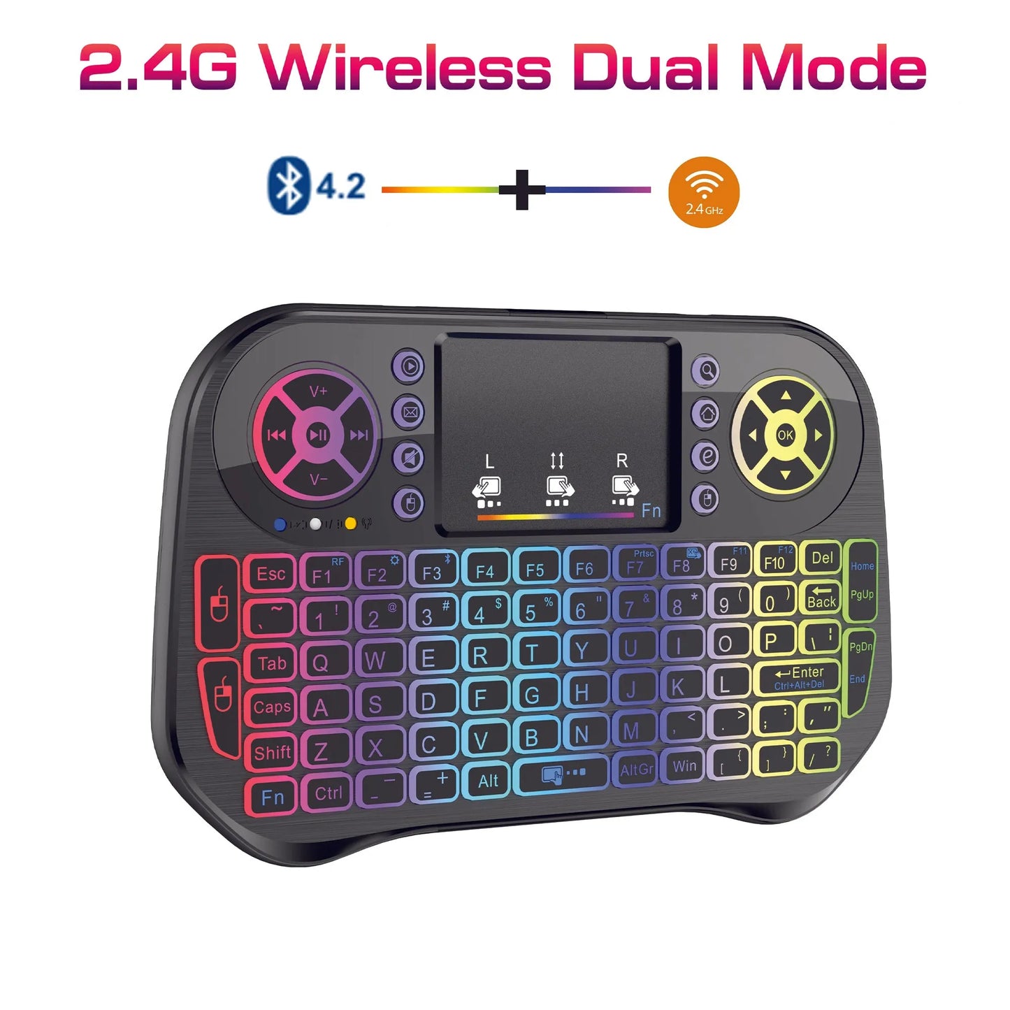 BT+ Mini Keyboard 2.4GHz Wireless RGB