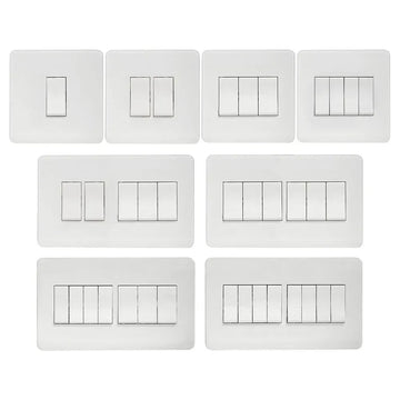 Scintilla 6 Gang Silver Flush Switch Price in Pakistan