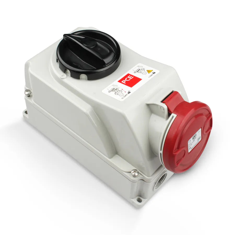 PCE 7515-6 16 Amp 5 Pole Switch Interlocked Socket IP44 Secondary image