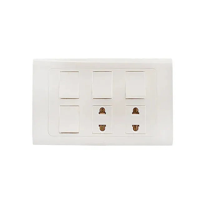 Clopal Typer Series 3 Gang Switch Price in Pakistan Main image