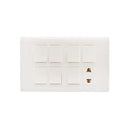 Clopal Typer Series 7 switch + 1 socket Outlet