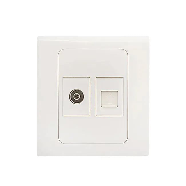 Clopal Typer Series 2 switch + 2 socket Outlet Price in Pakistan