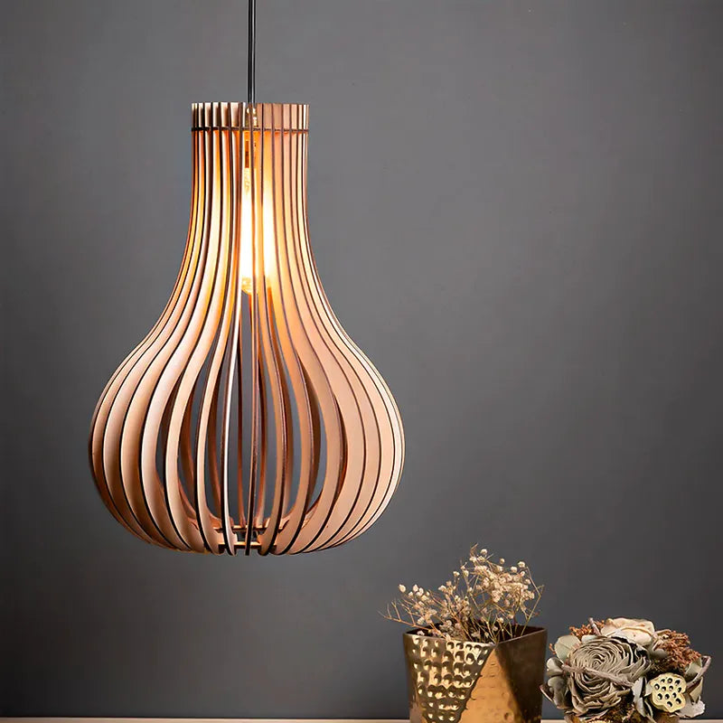 Wooden Pendant Lantern Secondary image