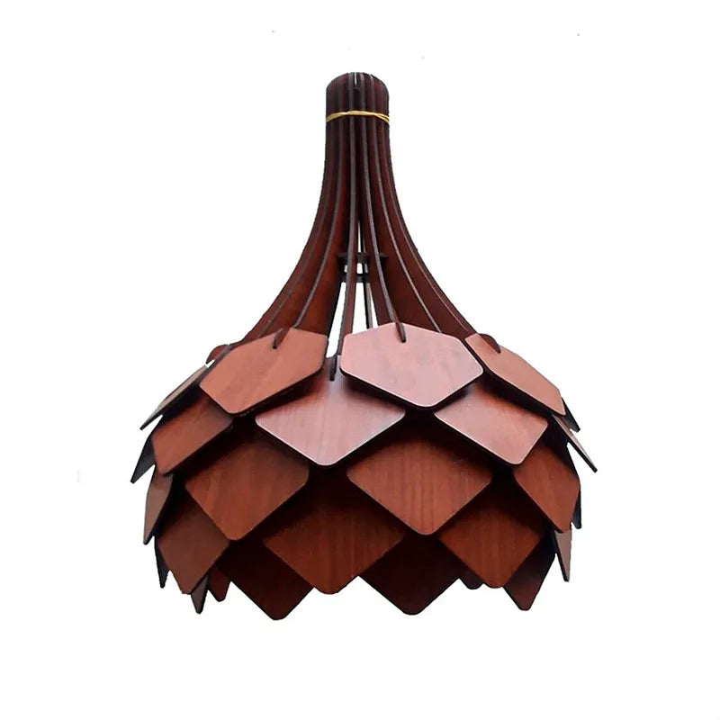 Wooden Pine Hanging Light Secondary image