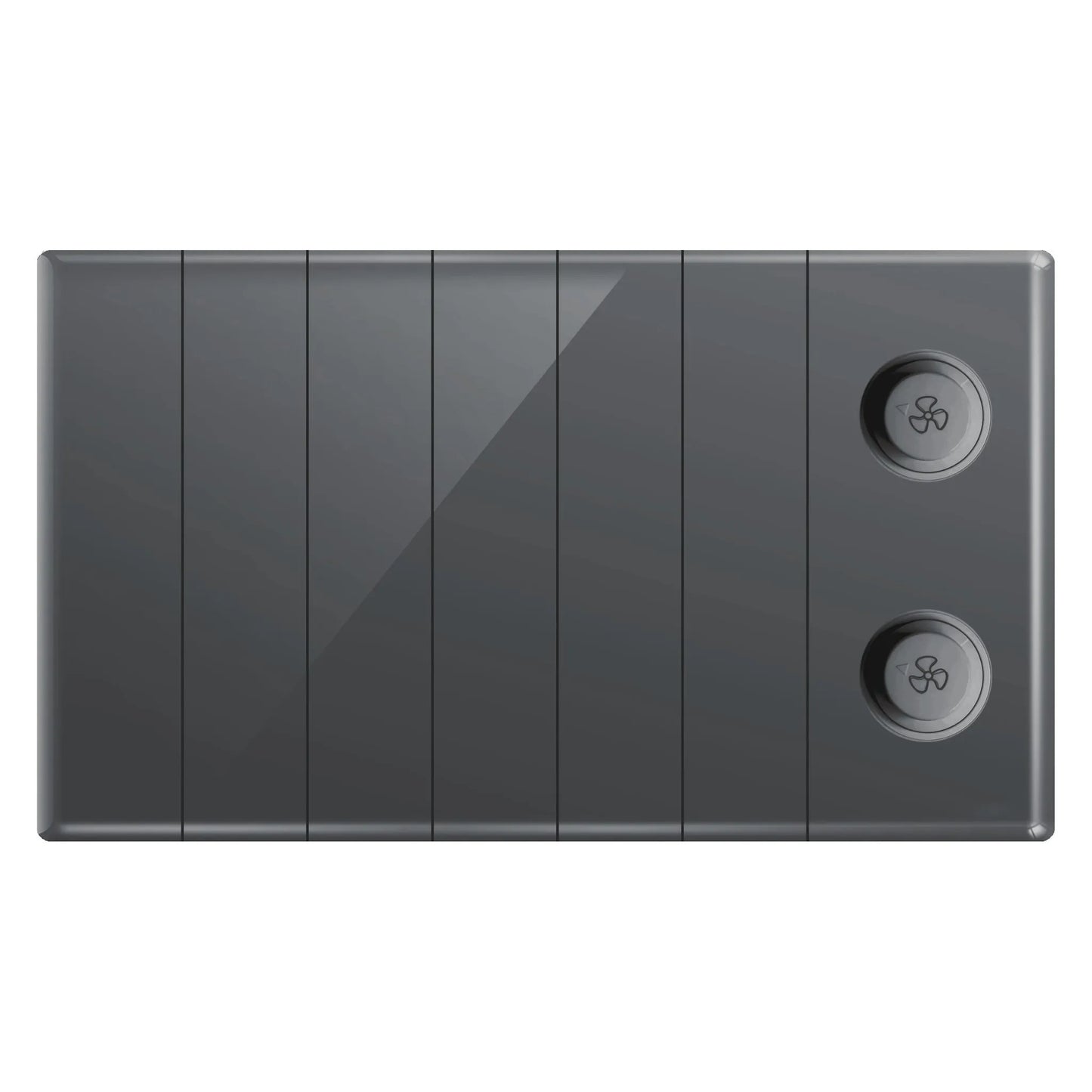 Aqua Glasskin Grey 6 Switches + 2 Dimmer Price in Pakistan