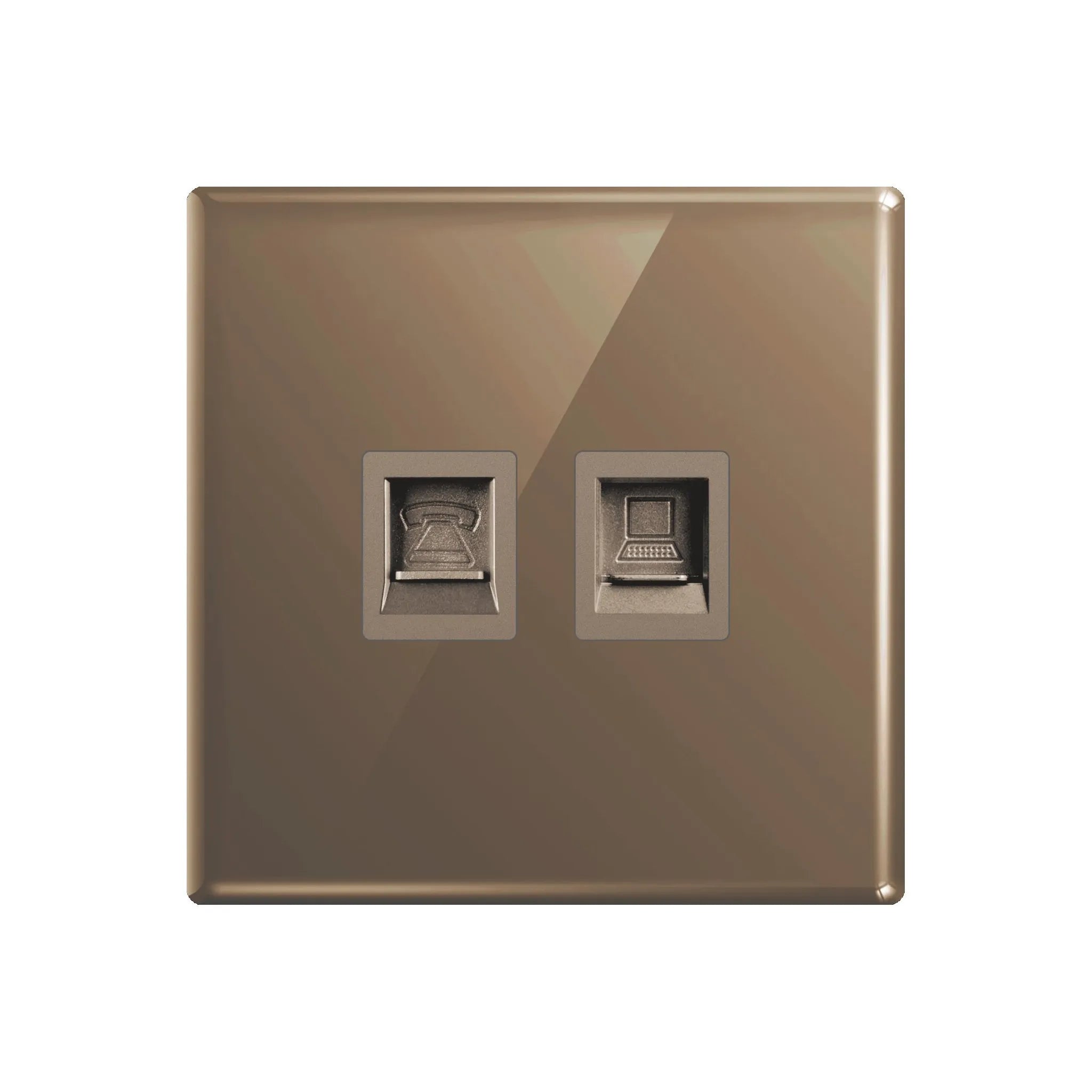 Aqua Glasskin Bronze Telephone Plus Data Socket Price in Pakistan