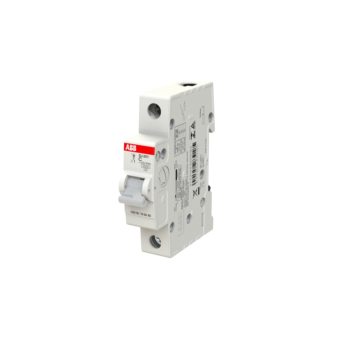 ABB SJ 201 6 KA 1 Pole Miniature Circuit Breaker