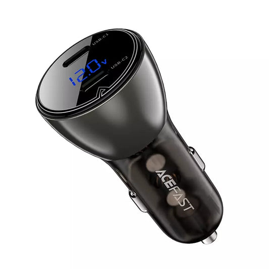 Acefast Fast Car Charger 60W with Digital Display Price in Pakistan