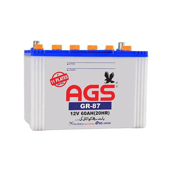 AGS GR-87 11 Plates 60 AH Flooded Battery Secondary image