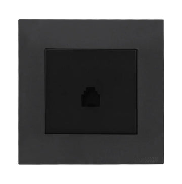 Akoya 3 Gang 2 Way Flush Switch with Indicator Black Price in Pakistan