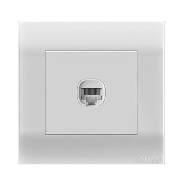 Akoya 1 Gang 2 Way Flush Switch with Indicator White Price in Pakistan