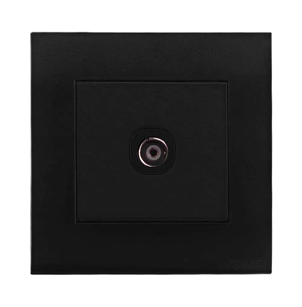 Akoya 1 Gang 4 Wire Telephone Outlet black Price in Pakistan