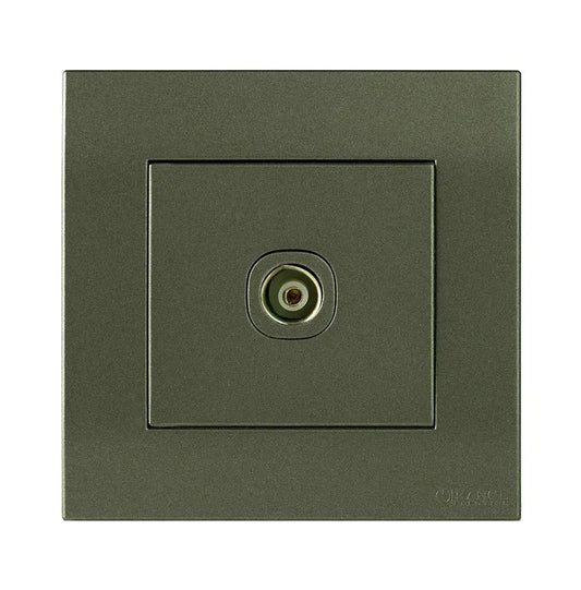 Akoya 1 Gang 4 Wire Telephone Outlet Topaz Price in Pakistan