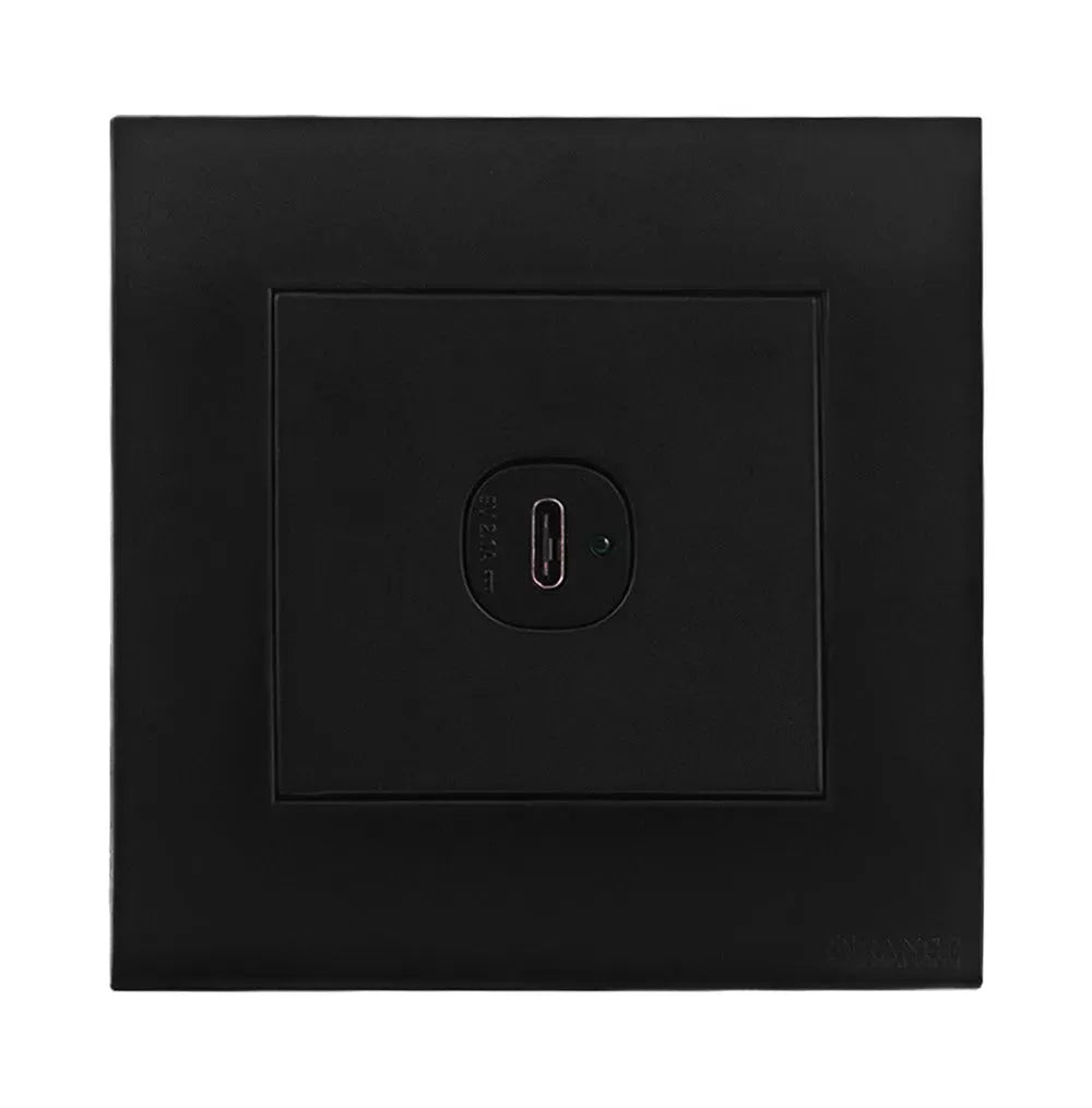 Akoya 1 Gang Flex Outlet gun metallic Price in Pakistan