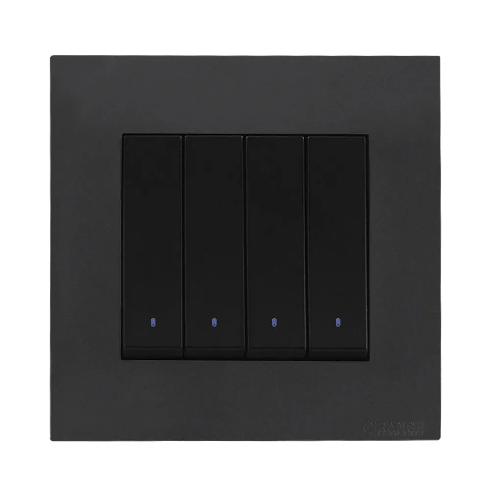 Akoya 2 Gang Flush Switch with Indicator Gun Metallic Price in Pakistan