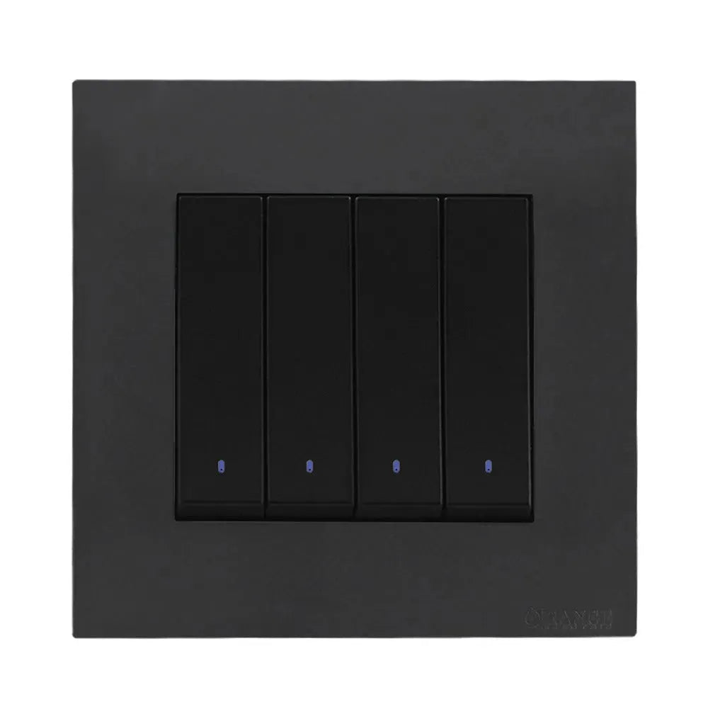 Akoya 2 Gang Flush Switch with Indicator Gun Metallic Price in Pakistan