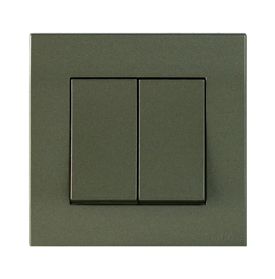 Akoya 7 Gang Flush Switch Black Color Price in Pakistan