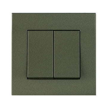 Akoya 7 Gang Flush Switch Black Color Price in Pakistan