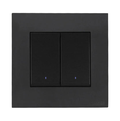 Akoya 6 Gang Flush Switch with Indicator White Price in Pakistan