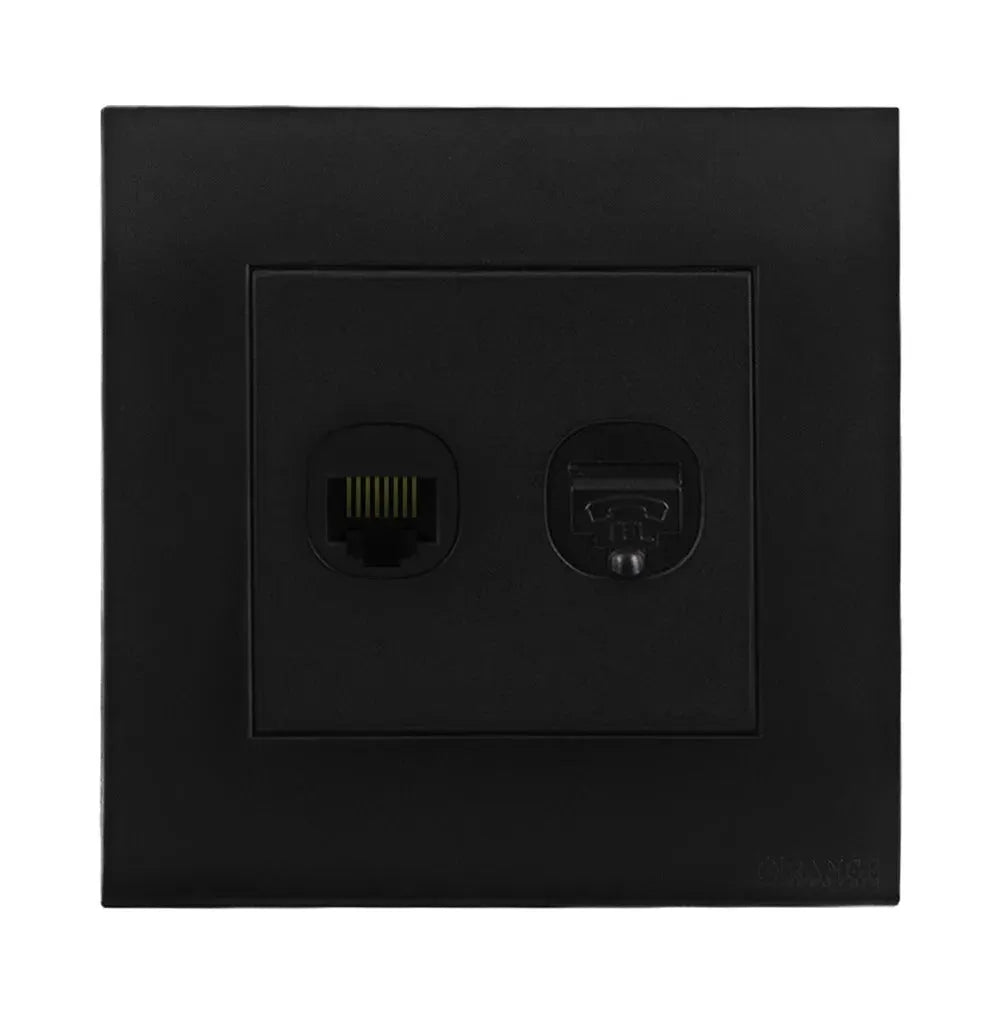 Akoya  2 Gang Telephone Data Outlet Secondary image