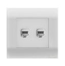 Akoya 1-2 Gang 8 wire 8 contact Data Outlet
