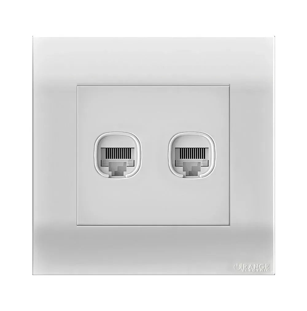 Akoya 2 Gang 2 Way Flush Switch with Indicator White Price in Pakistan