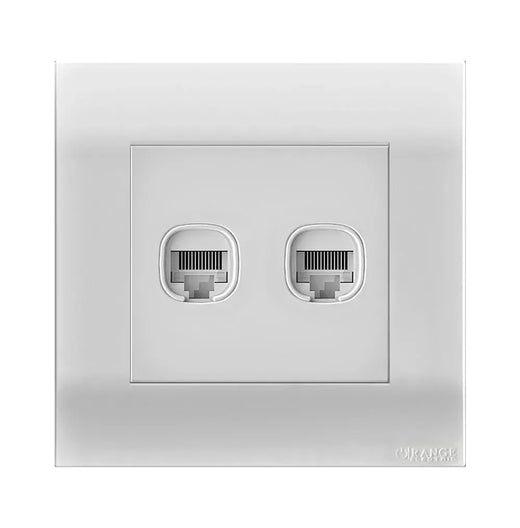 Akoya 2 Gang 2 Way Flush Switch with Indicator White Price in Pakistan