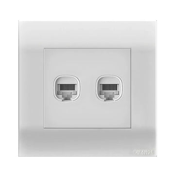 Akoya 2 Gang 2 Way Flush Switch with Indicator Gun Metallic Price in Pakistan