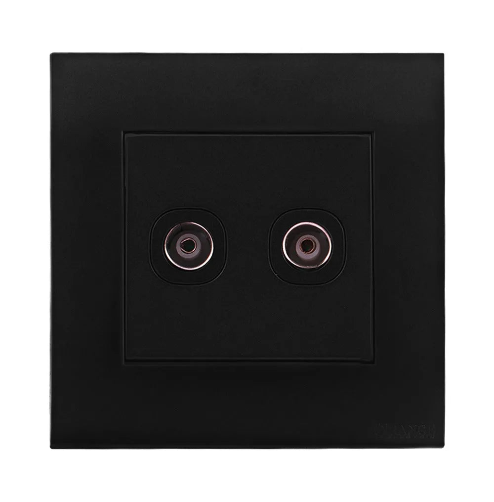 Akoya 1 Gang 4 Wire Telephone Outlet Gun Metallic Price in Pakistan