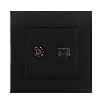 Akoya 1 Gang TV Co – Axial Outlet Black Price in Pakistan
