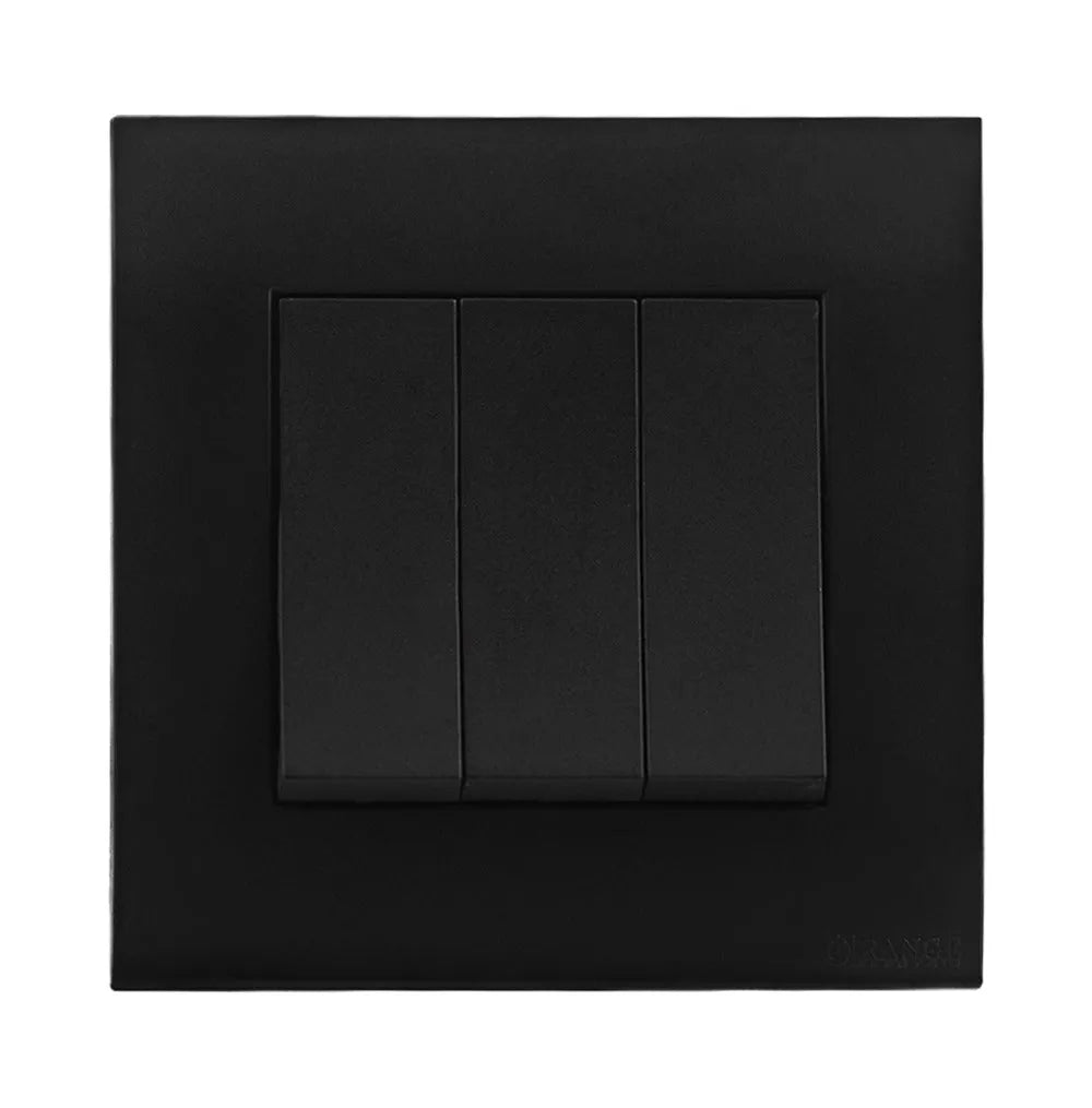 Orange Akoya 4 Gang Flush Switch Topaz Color Price in Pakistan