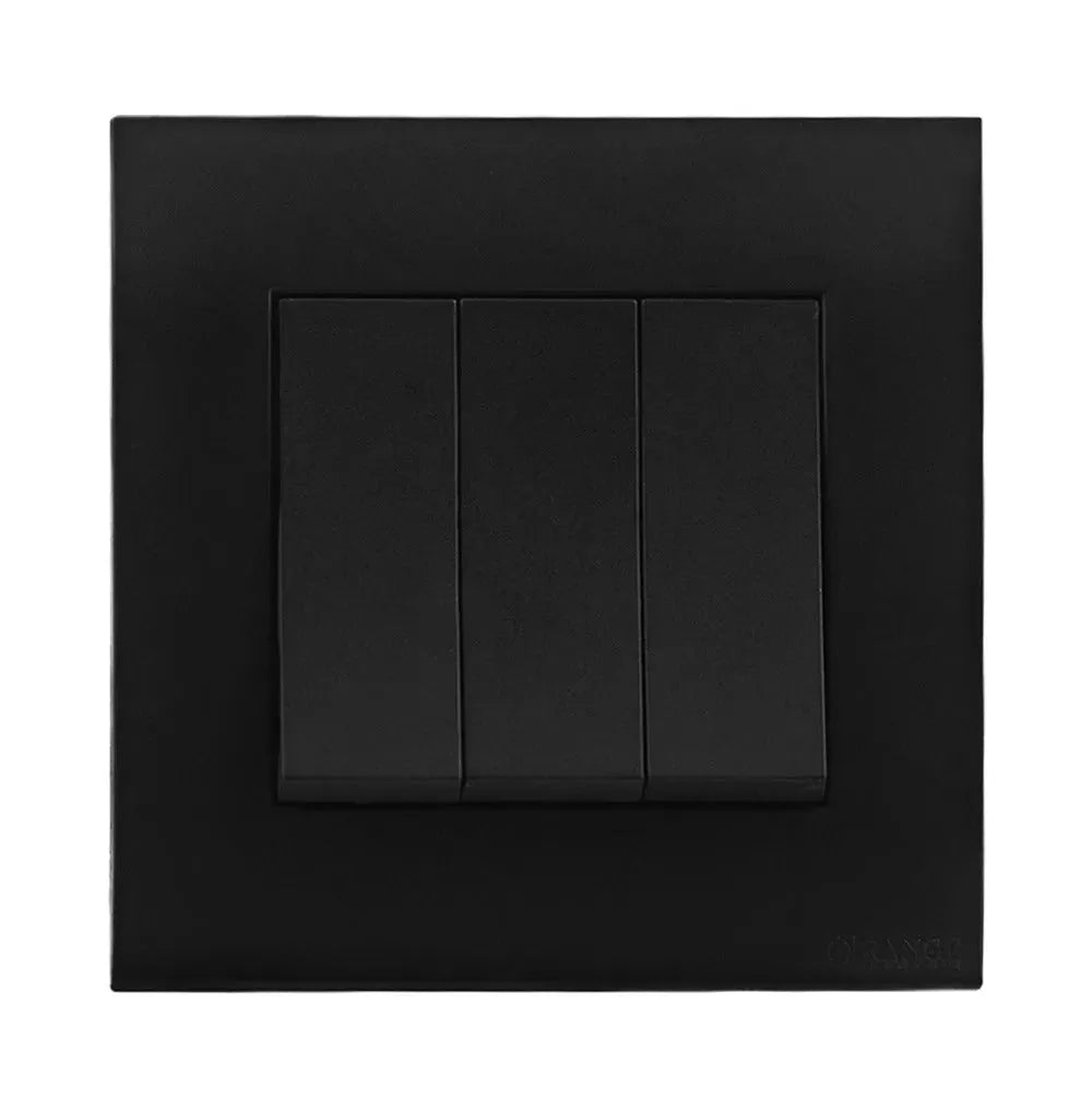 Orange Akoya 4 Gang Flush Switch Topaz Color Price in Pakistan