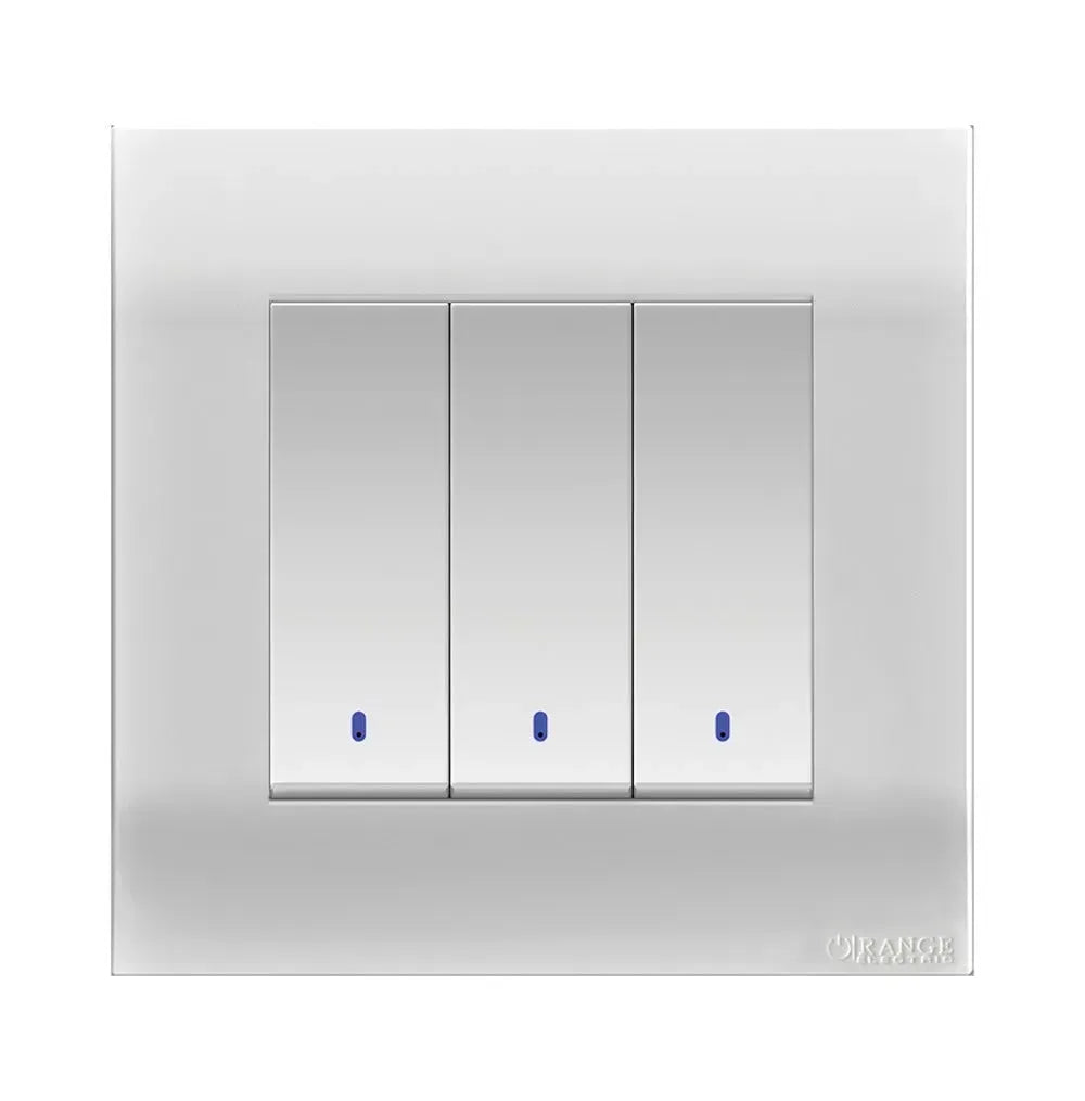 Akoya 1 Gang Flush Switch with Indicator White Price in Pakistan