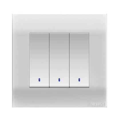 Akoya 1 Gang Flush Switch with Indicator White Price in Pakistan