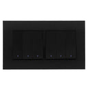 Akoya 1-6 Gang 2 Way Flush Switch with Indicator