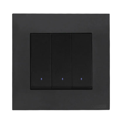 Akoya 1 Gang Flush Switch with Indicator Gun Metallic Price in Pakistan