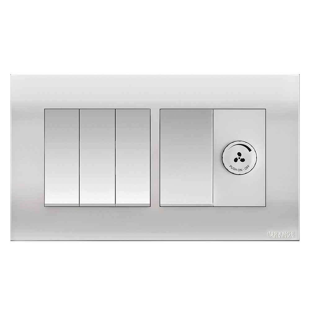 Akoya 4 gang Switches + 1 Dimmer Price in Pakistan