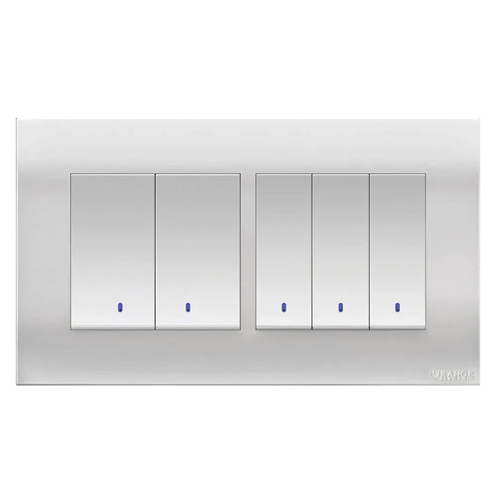 Akoya 3 Gang Flush Switch with Indicator White Price in Pakistan