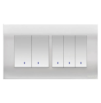 Akoya 3 Gang Flush Switch with Indicator White Price in Pakistan