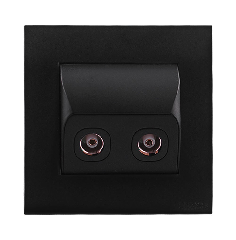 Akoya Angled Tv Co-Axial Outlet (75ohm) Black Price in Pakistan