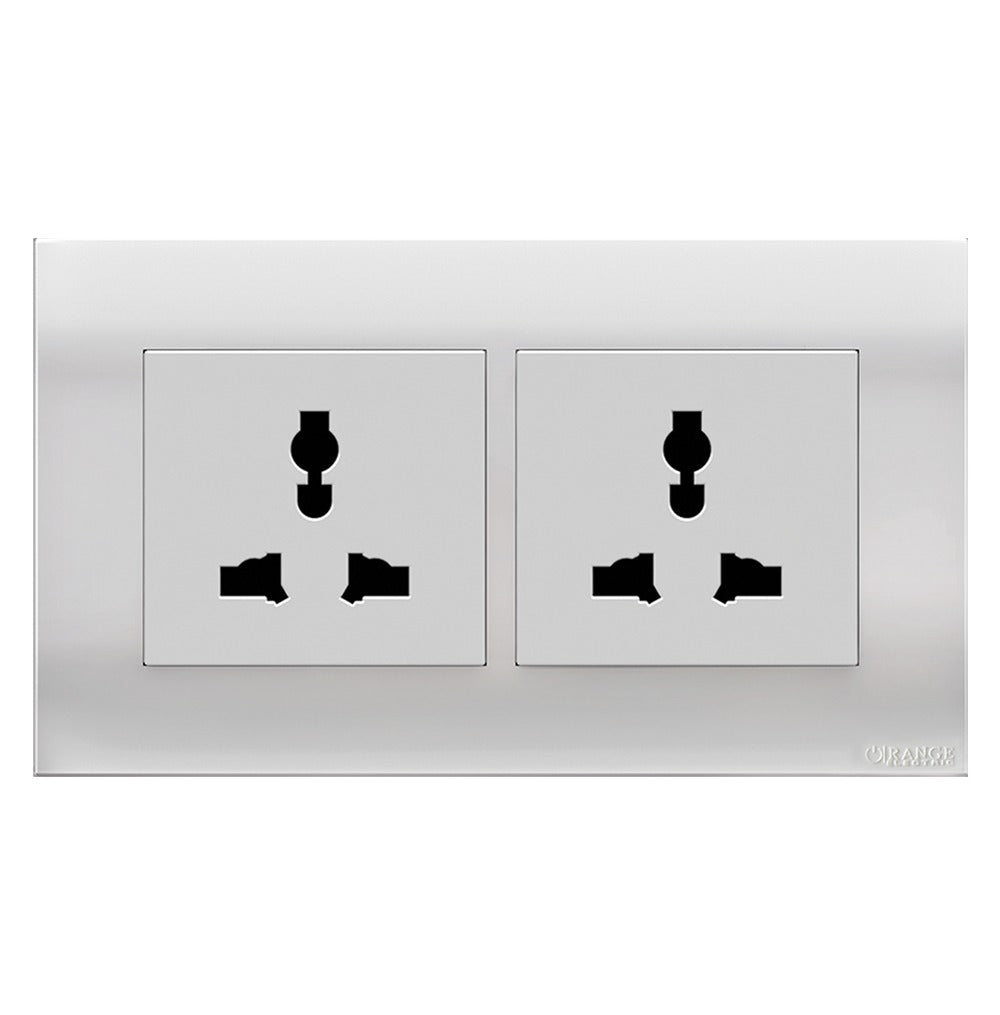 Akoya Twin Multi Unswitched Socket Outlet Price in Pakistan 